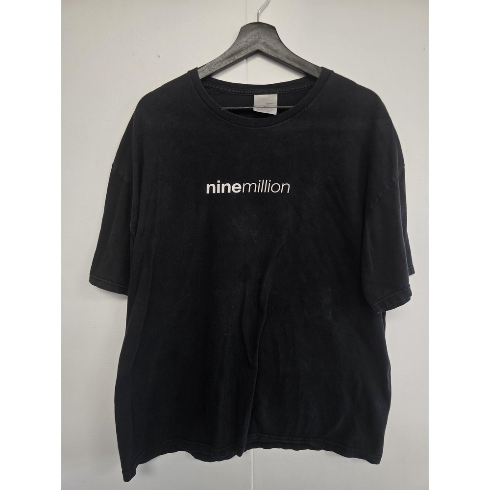 Nike Nine Million Refugees‎ Shirt Mens XL Black Charity Graphic Tee T-Shirt